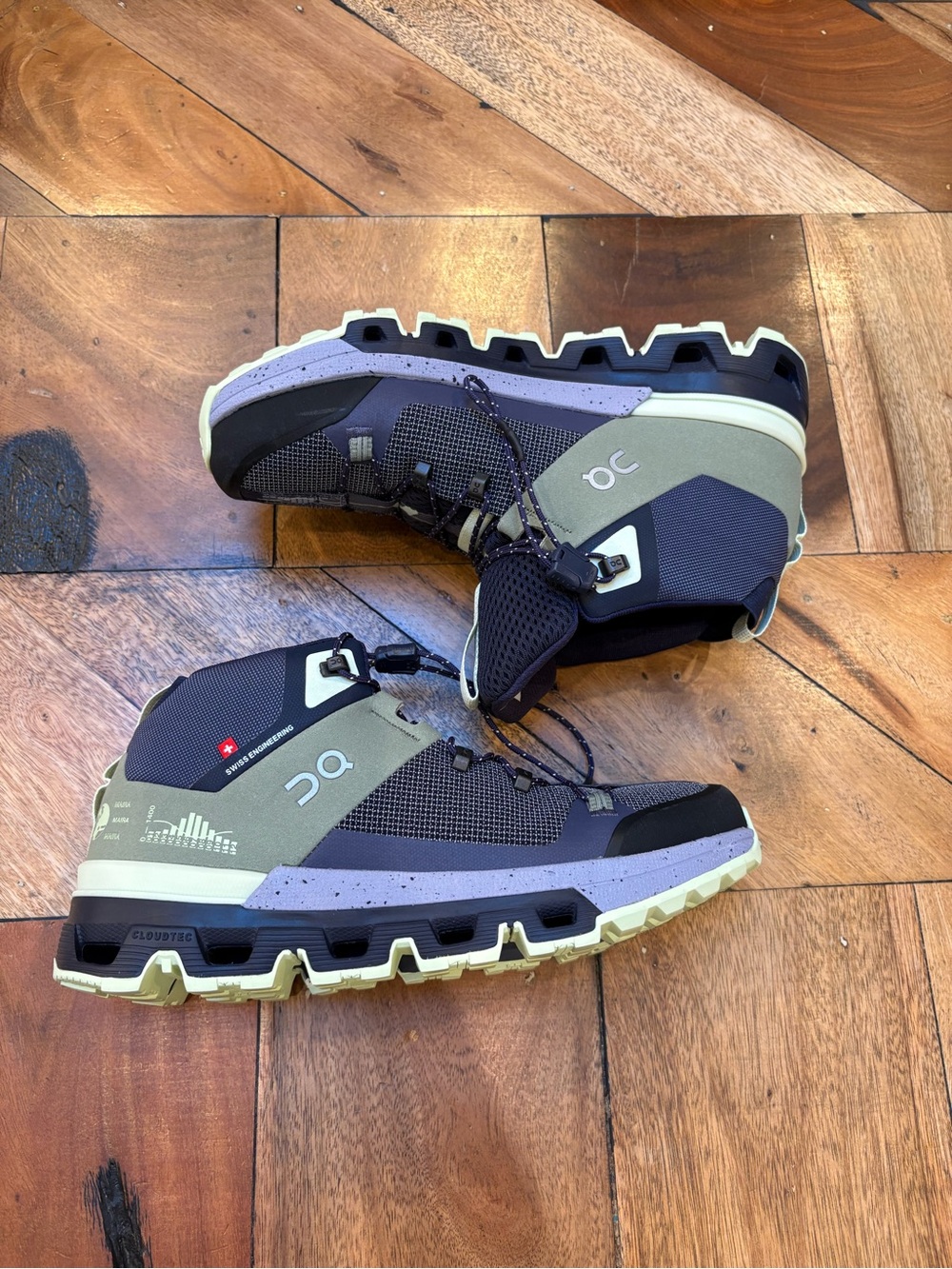 On Running Cloudtrax Women’s Hiking  Shoes - Reseda | Lavender